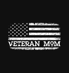 Veteran Mom - Usa Flag