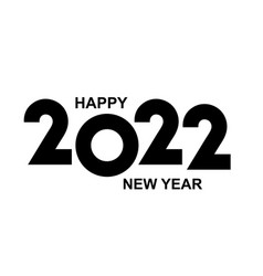 Happy New Year 2022 Text Design Design