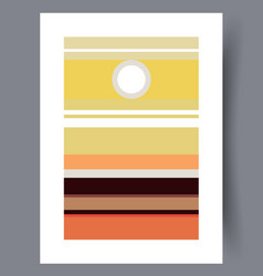 Landscape Sun Eco Beach Wall Art Print