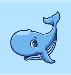 Blue Whale Cartoon