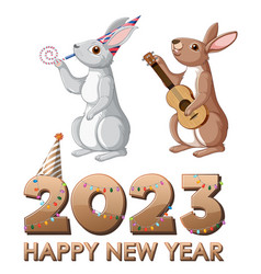 Happy New Year 2023 Rabbit Year