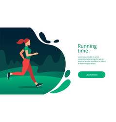 Running Girl Concept