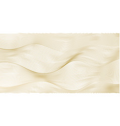 Abstract Background With Wavy Golden Lines