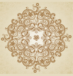 Abstract Circle Background Lace Pattern Design