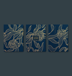 Japanese Leaves Art Deco Patterns Floral