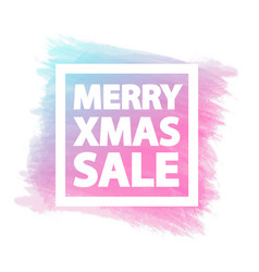 Merry Christmas Sale Banner For Stocks