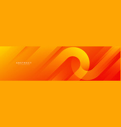 Orange Abstract Background With Geometric Shape