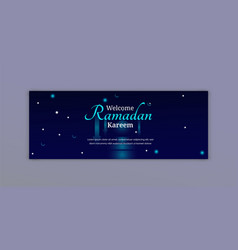 Ramadan Kareem Facebook Cover Page Banner