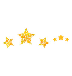 Star Rating Collage Of Small Circles