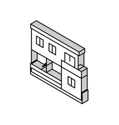 Container Home Isometric Icon