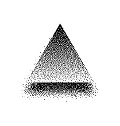 Triangle Sign In Bitmap Style