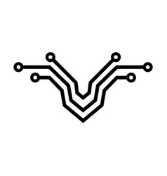 V Initial Letter Circuit