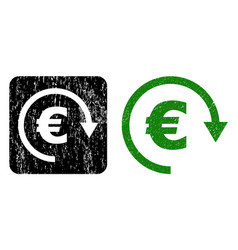 Textured Euro Repay Stencil Seal