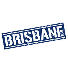 Brisbane Blue Square Stamp