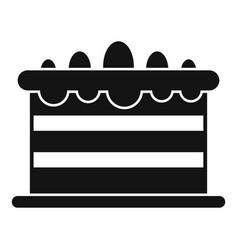 Protein Cake Icon Simple Style