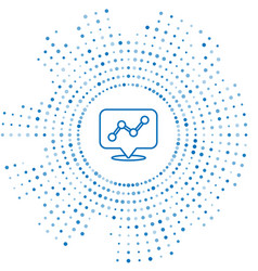 Blue Line Graph Schedule Chart Diagram