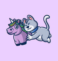 Cat Unicorn Cartoon