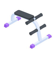 Check This Isometric Icon Of Situp Bench