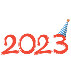 New Year 2023 Sign Icon