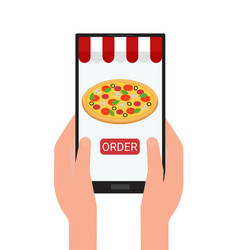 Order Pizza Through The Mobile App On Your Phone