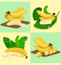 Tropical Banana Serving Compositions