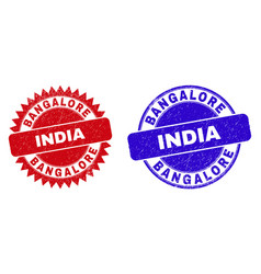 Bangalore India Round And Rosette Seals