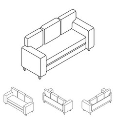 Line Set Of Sofas In Isometry New Sofa