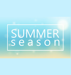 Summer Horizontal Background