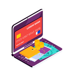 Isometric Online Bank Composition