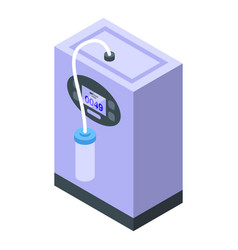 Oxygen Concentrator Icon Isometric Home