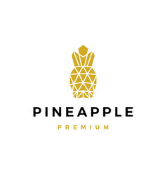 Pine Apple Geometric Logo Icon