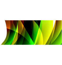 Colorful Abstract Art With Green Yellow And Red