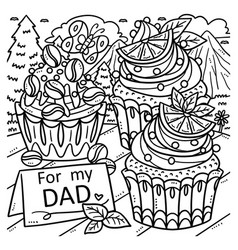 Fathers Day For My Dad Coloring Page For Kids