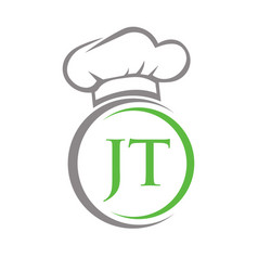 Initial Letter Jt Restaurant Logo Template