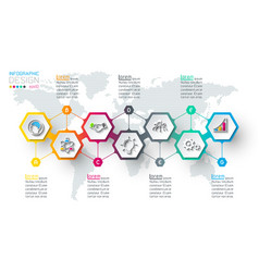 Hexagon Inforgraphics On Graphic Art