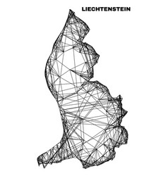 Net Irregular Mesh Liechtenstein Map