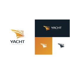 Luxury And Elegant Yacht Logo Design