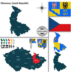 Map Of Olomouc Czech Republic