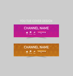 Modern Youtube Banner For Design Your Channel