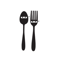 Ninja Food Icon Logo