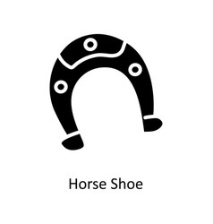 Horse Shoe Solid Icon Design