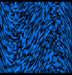 Pixel Pattern Background Blue Wave