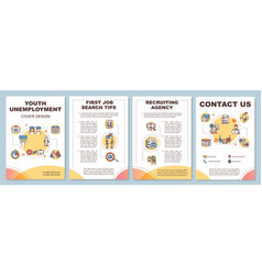 Youth Unemployment Brochure Template