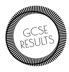 Gcse Results Stamp On White