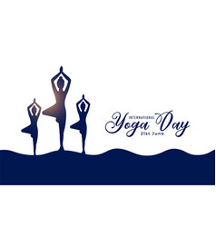 International Yoga Day Fitness Background