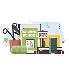 Sewing School Concept