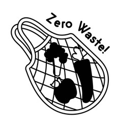 Zero Waste Doodle Solid Sticker Eps 10 Fil