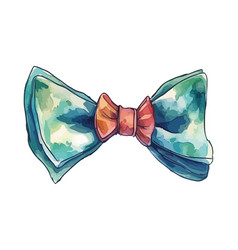 Elegant Bow Tie Icon Isolated