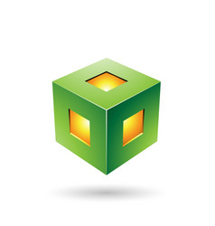 Green Bold Lantern Cube