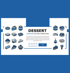 Food Dessert Snack Menu Landing Header